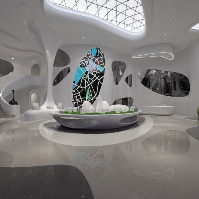 现代售楼处沙盘