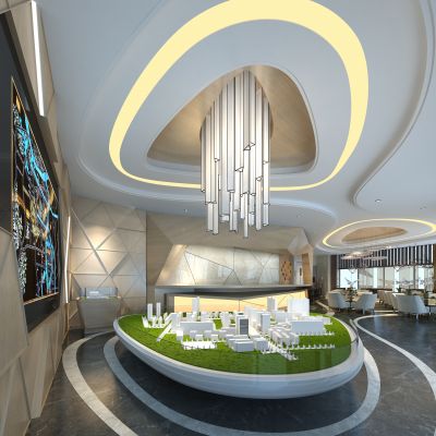 现代售楼处沙盘