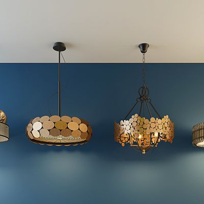 现代时尚吊灯灯具组合