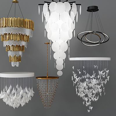 现代欧式大型水晶吊灯