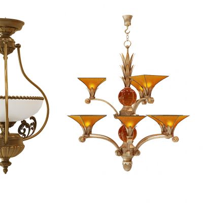 美式欧式古典东南亚铁艺金属吊灯