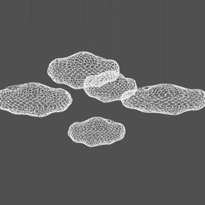 云形网格吊灯