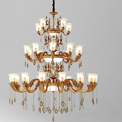 欧式古典铁艺吊灯