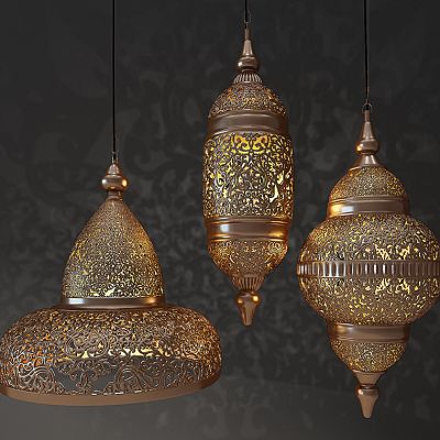 泰式金属吊灯