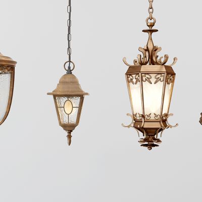 美式欧式古典铁艺金属吊灯