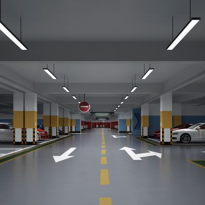 现代地下停车场