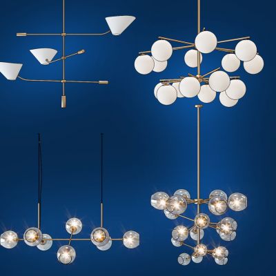 现代球形吊灯吊灯