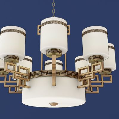 中式新古典奢华铜吊灯