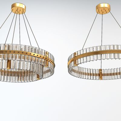 现代金属水晶吊灯