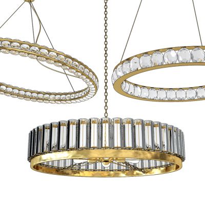 现代金属水晶吊灯