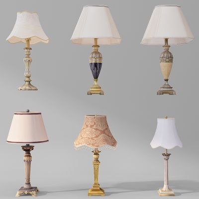 欧式台灯