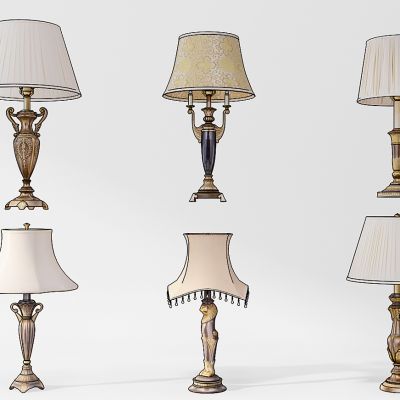 欧式台灯