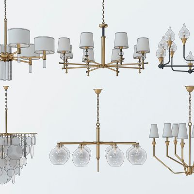 美式欧式吊灯组合