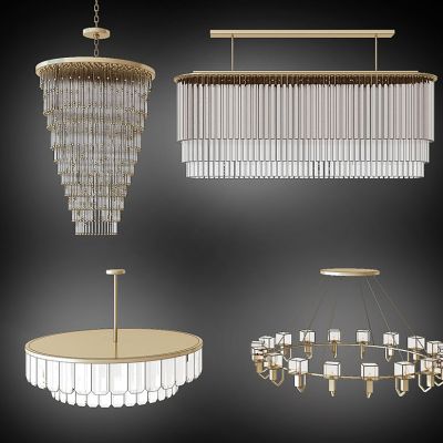 现代新中式水晶吊灯