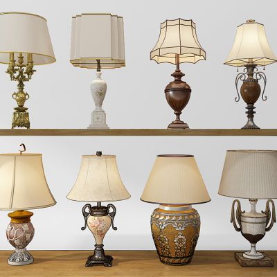 欧式台灯