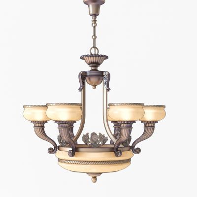 美式欧式铁艺吊灯