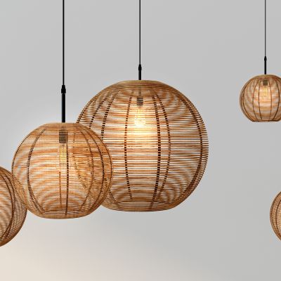 藤制吊灯