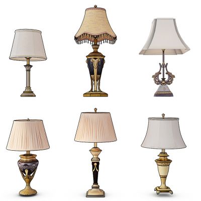 欧式台灯