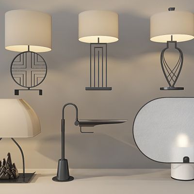 新中式台灯组合