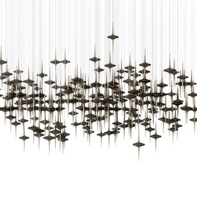 现代大型金属吊灯