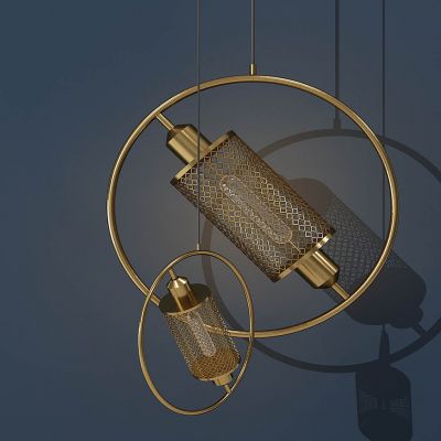 现代新中式小吊灯组合