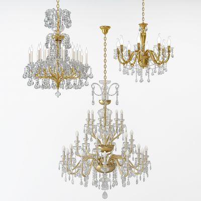 欧式金属水晶吊灯