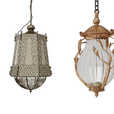 美式欧式古典东南亚铁艺吊灯吊灯