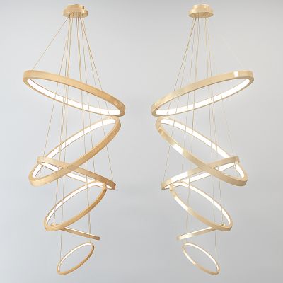 现代金属吊灯组合