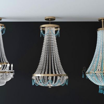 欧式时尚水晶大吊灯灯具组合