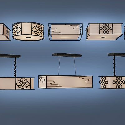 新中式吸顶灯吊灯