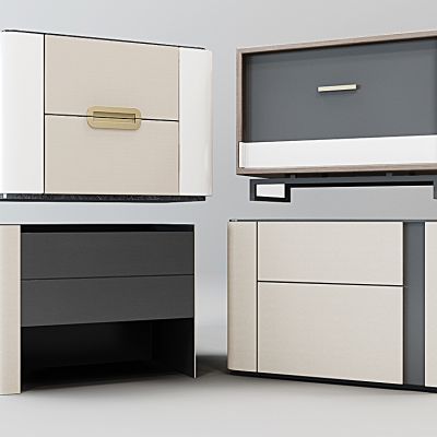 现代边柜床头柜