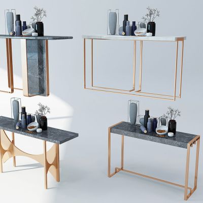 现代轻奢条案案几摆台