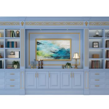 欧式实木酒柜红酒组合