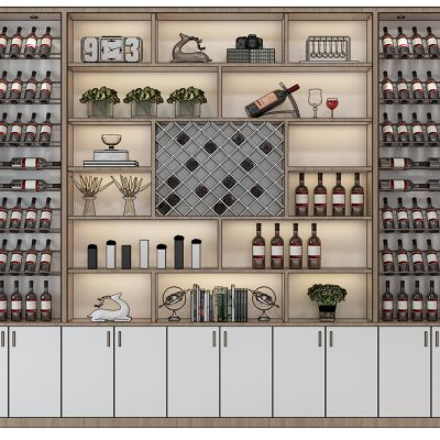 现代酒柜
