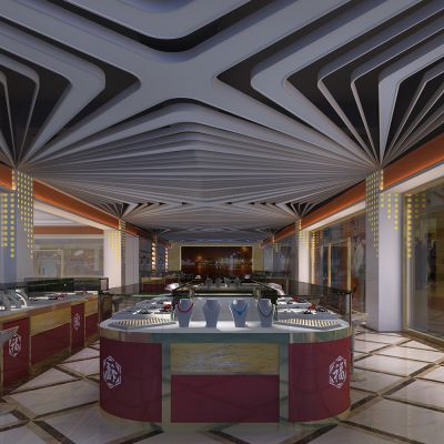 现代珠宝首饰店