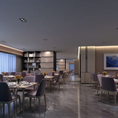 现代西餐厅