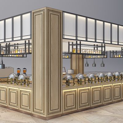 新中式自助餐台