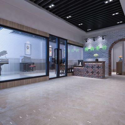 工业风琴行  钢琴店 