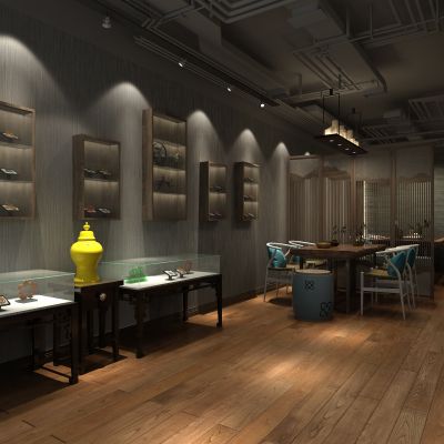 中式珠宝首饰展厅