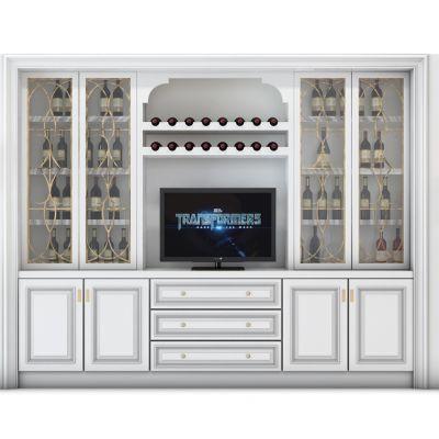 欧式酒柜壁灯组合