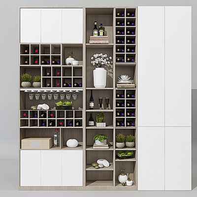 现代北欧装饰柜酒柜