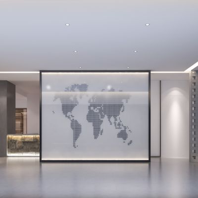 现代售楼处大厅  洽谈区 招待区