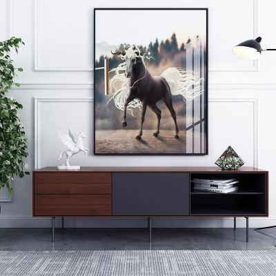 现代电视柜灯具饰品