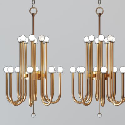 现代金属吊灯组合