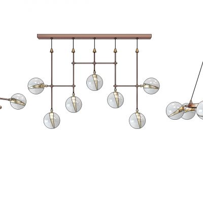 现代球形吊灯