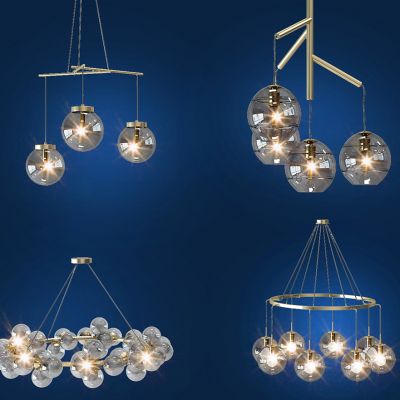 现代球形吊灯