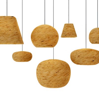 草编创意吊灯