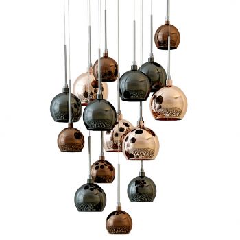 现代金属吊灯组合