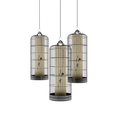 中式鸟笼灯