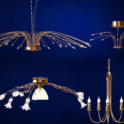 欧式现代金属吊灯